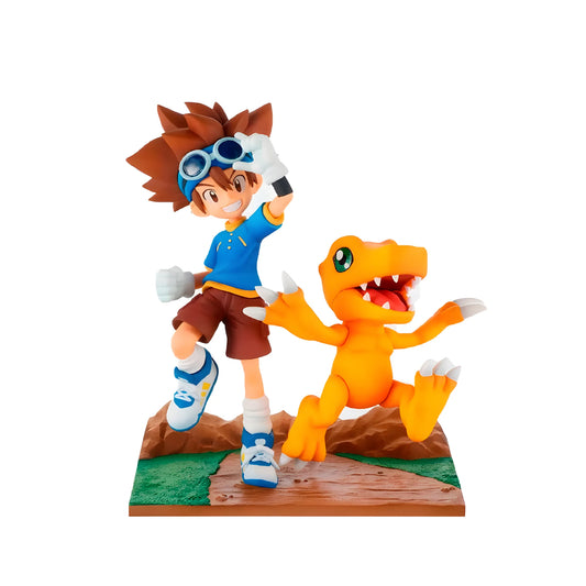 FIGURA TAICHI&AGUMON DIGIMON ADVENTURE DXF~ADVENTURE ARCHIVES