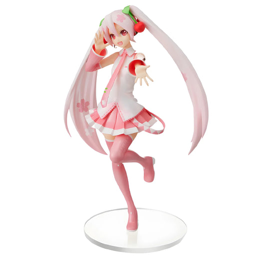 FIGURA SEGA HATSUNE MIKU SUPER PREMIUM ACTION FIGURE – SAKURA MIKU VERSIÓN