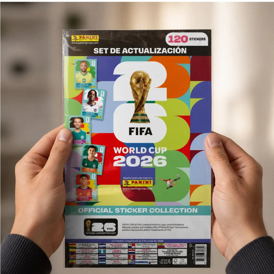 SET DE ACTUALIZACIÓN MUNDIAL FIFA 2026™ – 120 LÁMINAS PANINI