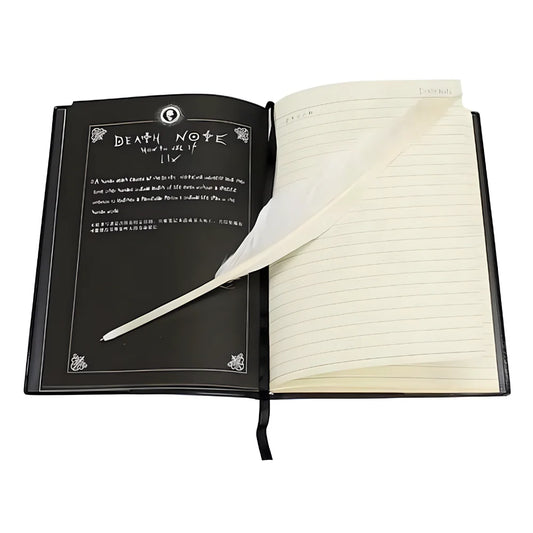 LIBRETA DEATH NOTE CON CAJA Y PLUMA – EDICIÓN COLECCIONISTA