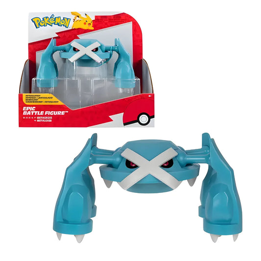 FIGURA POKÉMON METAGROSS ARTICULADO 30 CM - BATALLA ÉPICA