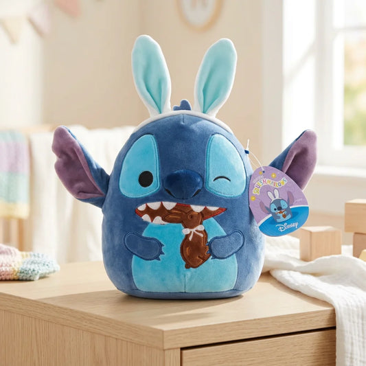 PELUCHE SQUISHMALLOWS STITCH 20CM CONEJO DE PASCUA