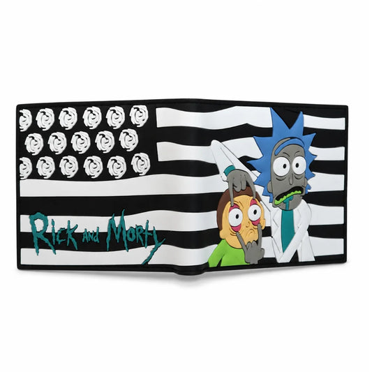 BILLETERA DE GOMA RICK Y MORTY