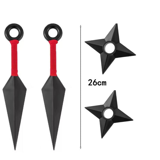 ACCESORIOS NARUTO – KUNAI Y SHURIKEN