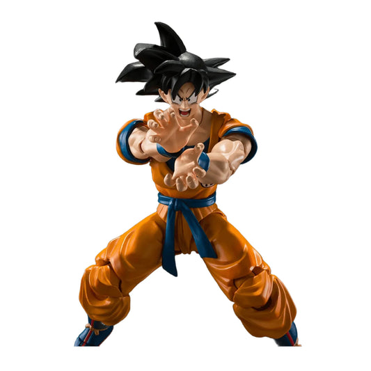 FIGURA ARTICULADA SON GOKU SUPER HERO DRAGON BALL Z S.H. FIGUARTS
