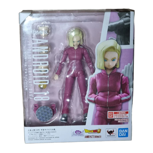FIGURA ARTICULADA ANDROID 18 – UNIVERSE SURVIVAL SAGA –DRAGON BALL SUPER SH FIGUARTS