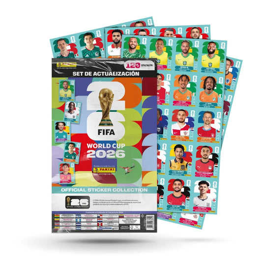 SET DE ACTUALIZACIÓN MUNDIAL FIFA 2026™ – 120 LÁMINAS PANINI