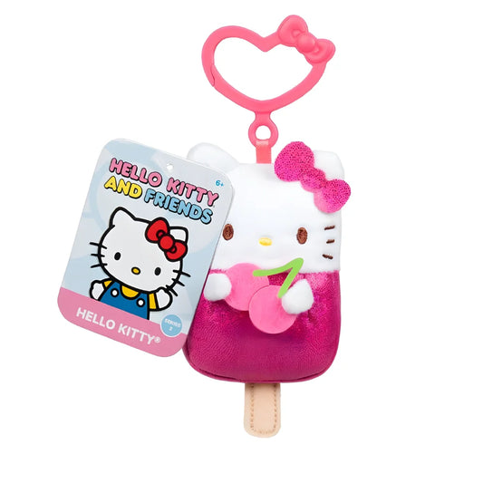 PELUCHES LLAVEROS PALETAS HELLO KITTY Y SUS AMIGAS