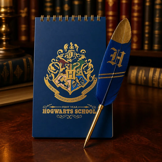 SET LIBRETA Y PLUMA MOOVING —HARRY POTTER