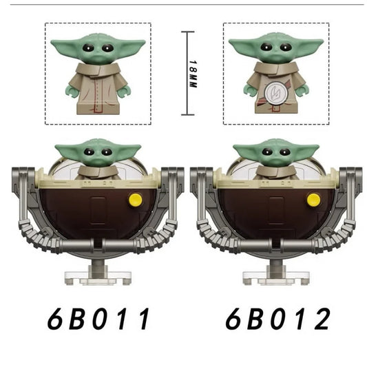 PACK MINIFIGURAS GROGU – THE MANDALORIAN