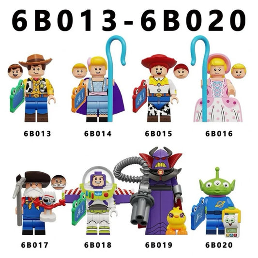 PACK COMPLETO 8 MINIFIGURAS TOY STORY – NUEVA COLECCIÓN (6B013-6B020)