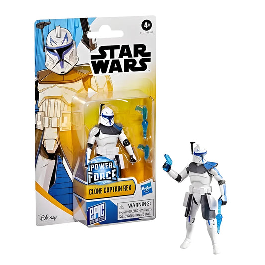 FIGURA STAR WARS POWER THE FORCE CLONE CAPTAIN REX EPIC WORLD