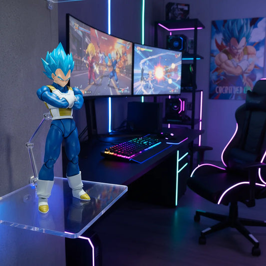 FIGURA ARTICULADA S.H. FIGUARTS VEGETA SAIYAN GOD DRAGON BALL SUPER – UNWAVERING SAIYAN PRIDE