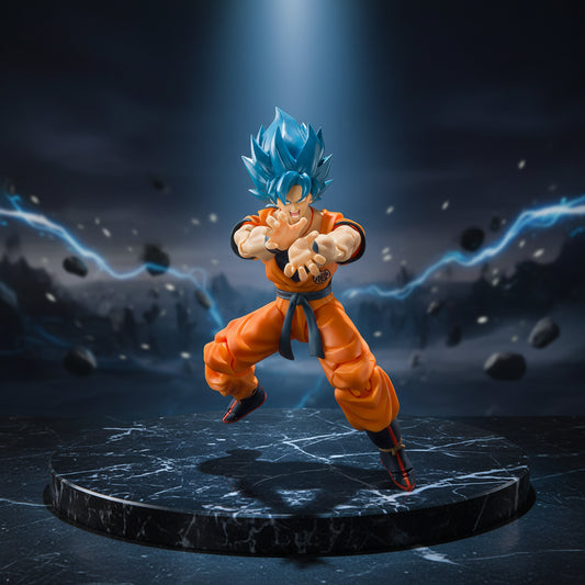 FIGURA ARTICULADA S.H. FIGUARTS SON GOKÚ BLUE