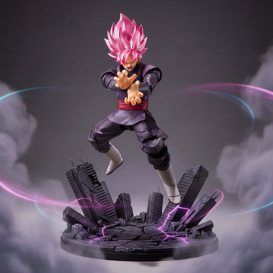 FIGURA ARTICULADA S.H. FIGUARTS GOKÚ BLACK ROSE
